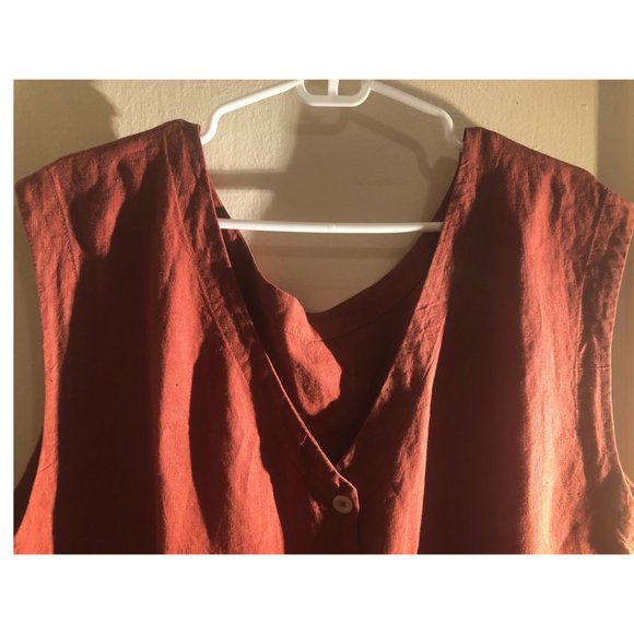 TOAST Linen Jumpsuit (NWT) in "Terracotta" - Picture 6 of 12